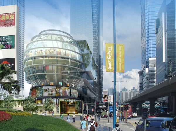 Lung oversaw the Kwun Tong urban renewal project. Photo courtesy URA HK. Kwun Tong urban renewal project
