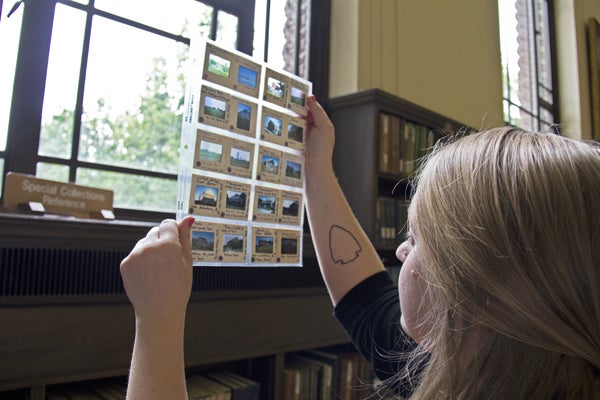 Vance, like Nelson, has developed a passion for the National Park Service — so much so that she had the NPS arrowhead logo tattooed on her right forearm. Photograph by Cody Rappaport. Vance