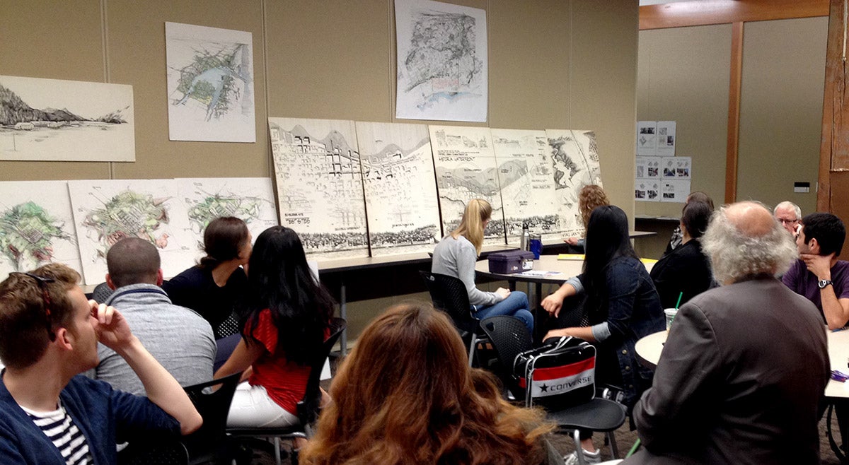 Photo of an architecture classroom