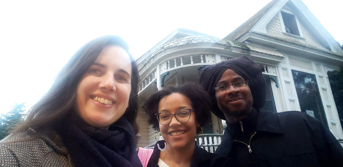 Photo of Karen Kubey, Kayin Talton Davis, and Cleo Davis
