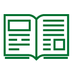 Green newspaper icon