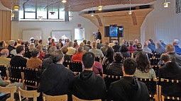 The crowd at the 2022 Reynolds Symposium celebrated the life and work of architect 