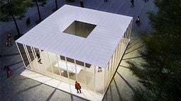 Rendering of Holocaust Memorial Center in Kiev
