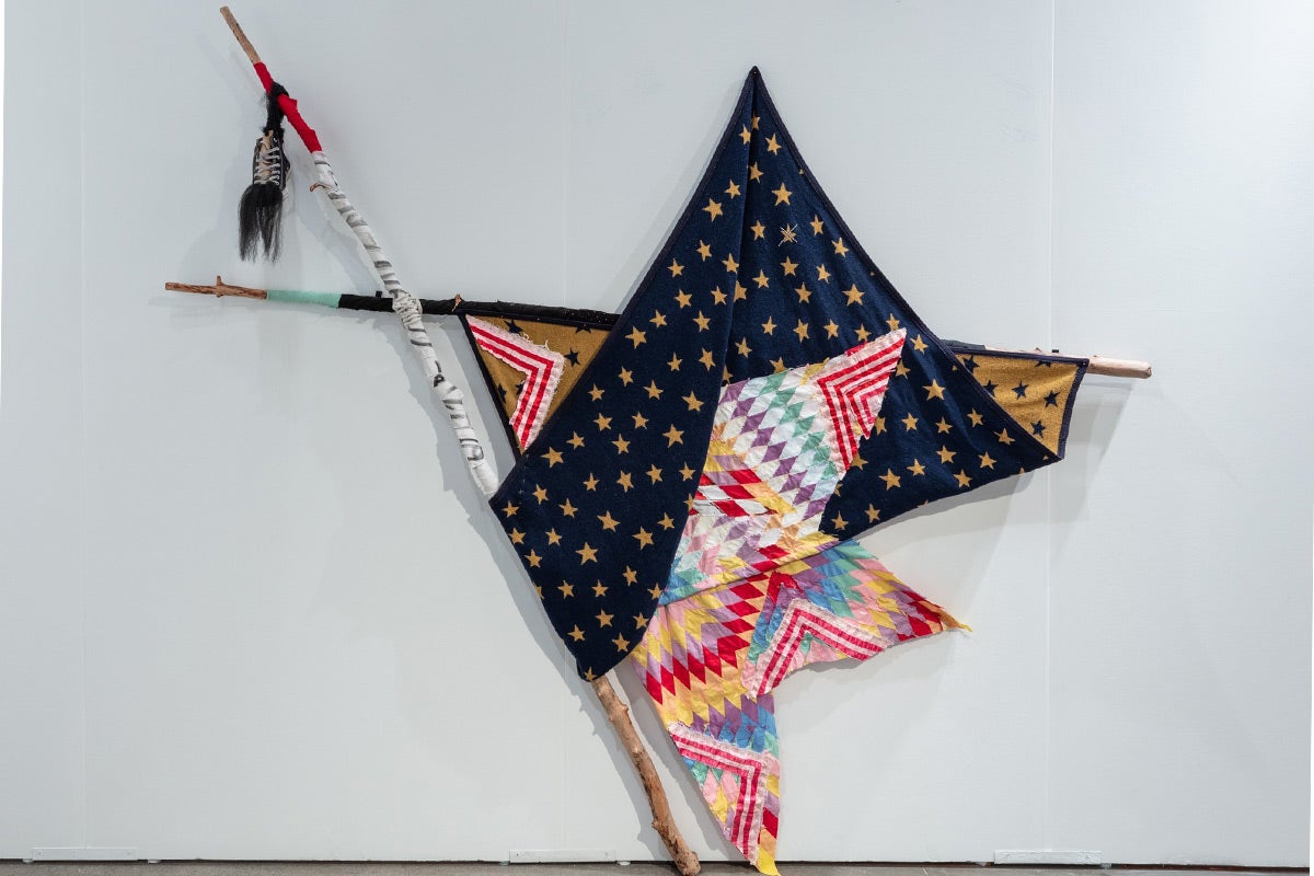 textile artwork by Natalie Ball