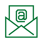 Green email icon