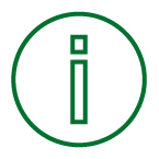 Green info icon