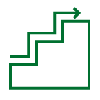 Green Steps Icon