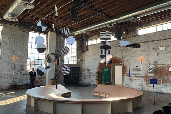 Wonhee Arndt latest exhibition:  Google SPAN 2019, Dry Fountain installation  