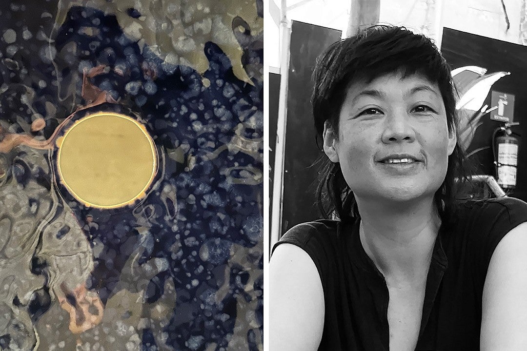Patty Chang Header showing a close-up of "Abyssal" and a black and white photo of Patty. 