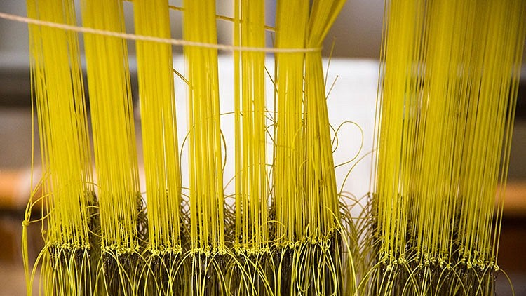 yellow fibers