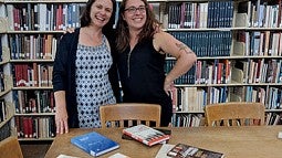 Eleonora Redaelli and Sara DeWaay at Design Library