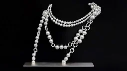photo of a jewelry on a black background