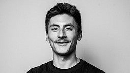 Black and White portrait of Xander Cuizon Tice