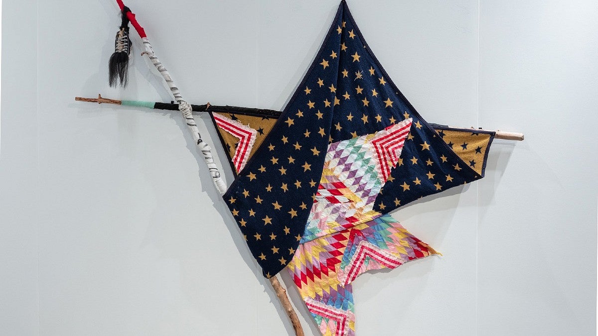 textile artwork by Natalie Ball