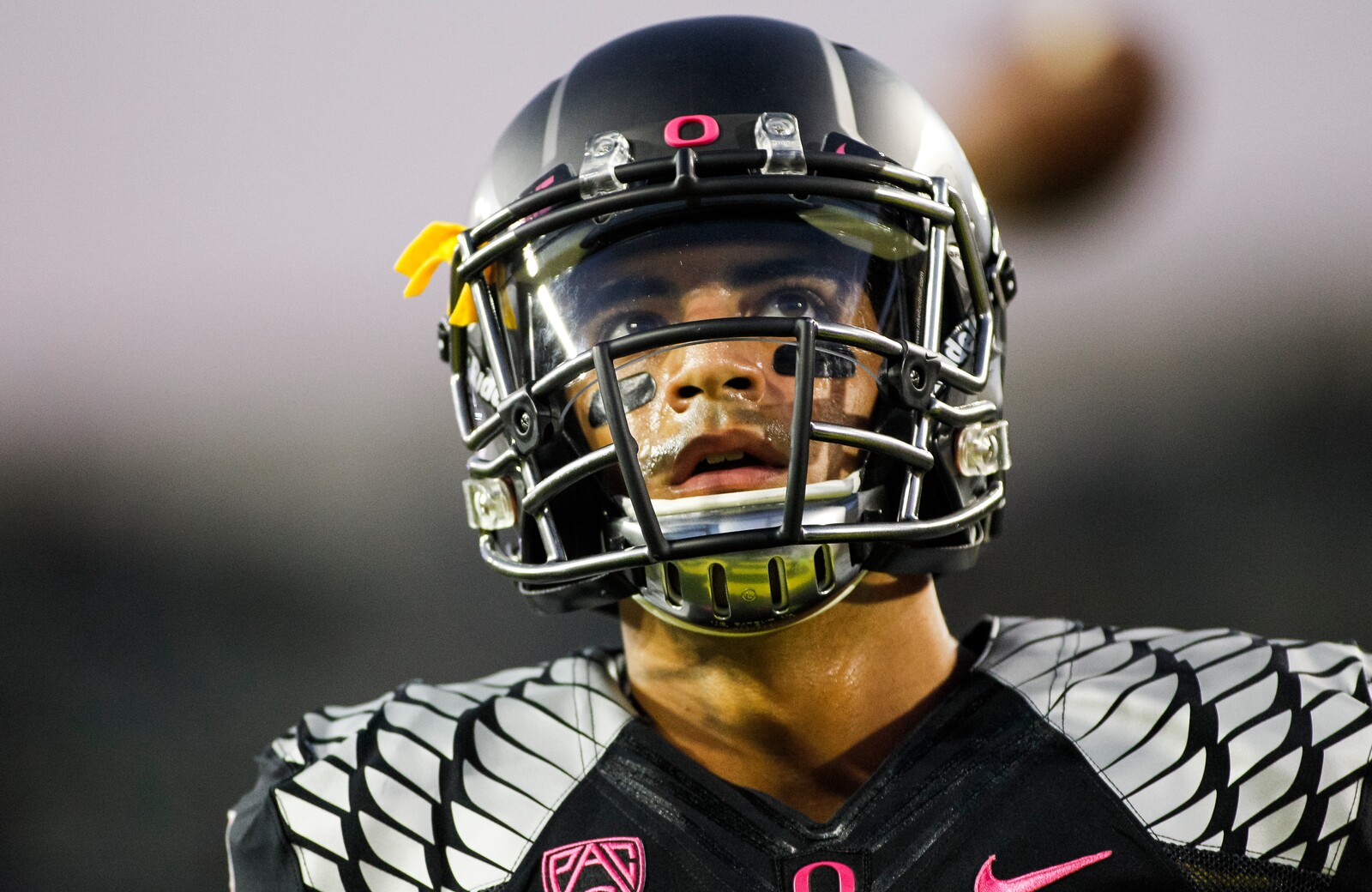 Marcus Mariota represents Oregon football.