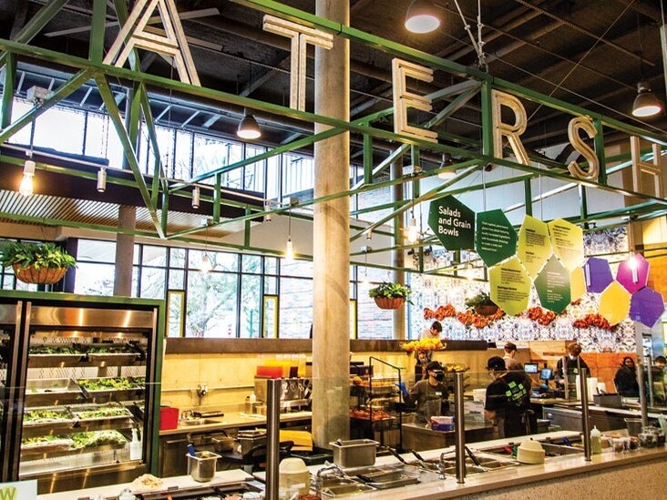 The Watershed dining venue on campus is full of food and drink choices to pick from.