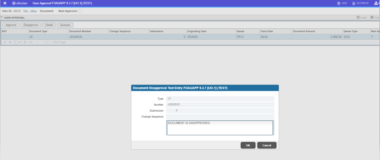 Screenshot of FOAUAPP Screenshot of FOAUAPP