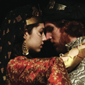 A man and woman in costume