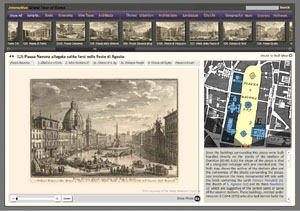 A picture of a webpage about Rome