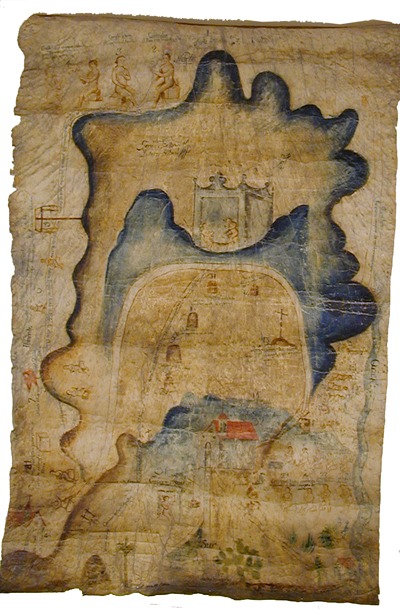 People and places painted on parchment