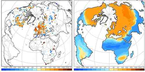 A map on climate