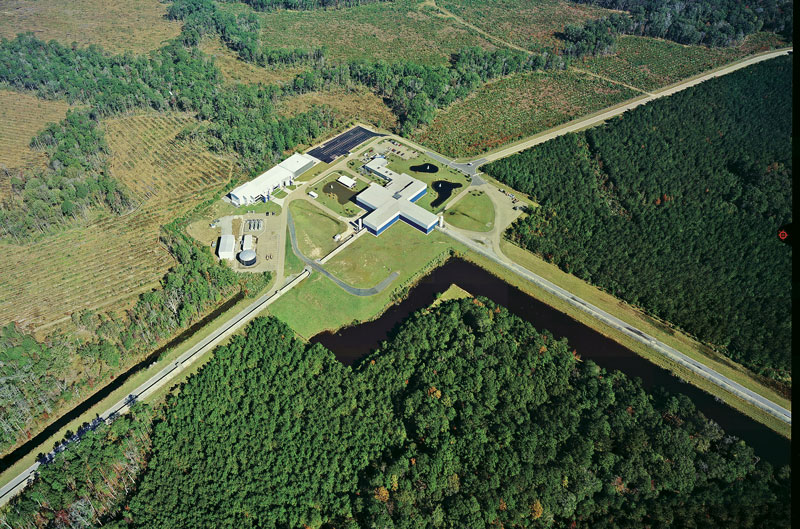 space observatory in Louisiana where the gravitational wave was detected