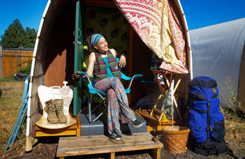 woman in home
