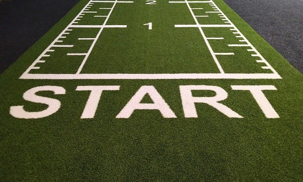 starting line of a race image