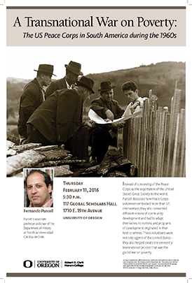 Purcell_WarOnPoverty-PeaceCorpsSouthAmerica_Lecture_Thurs_11Feb2016
