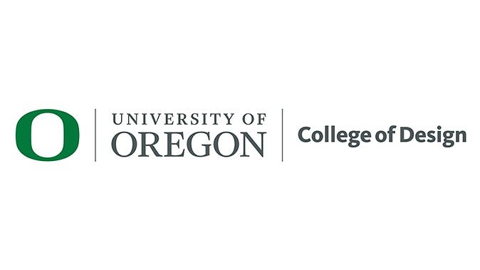 UO College of Design secondary logo example