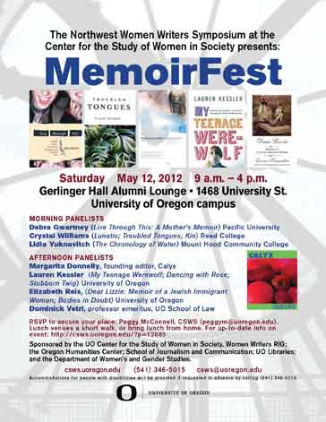 MemoirFest Poster