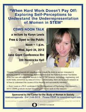 Karyn Lewis Noon Talk Poster