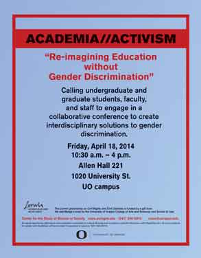 "Re-imagining Education without Gender Discrimination" Poster