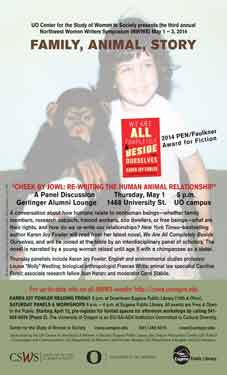 Poster for NWWS "Family, Animal, Story"