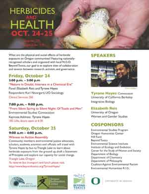 Herbicides and Health Confrence Poster