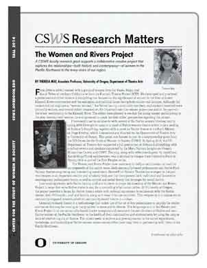 Front page of the Spring 2015 Research Matters