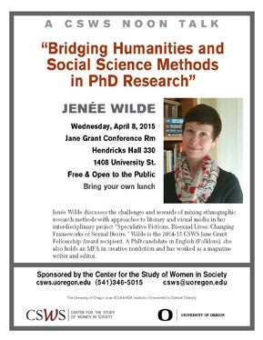 Jenee Wilde Noon Talk Poster