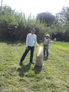 Iván Sandoval-Cervantes doing fieldwork in Oaxaca.
