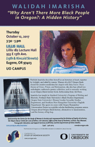 Event poster from Walidah Imarisha's event