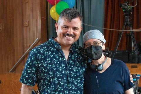 Ernesto Javier Martinez and Adelina Anthony.