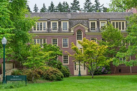 The south wing of Hendricks Hall, where CSWS is located on the third floor.