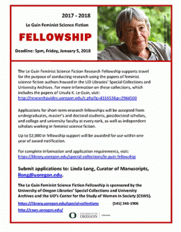 Le Guin Fellowship Flyer