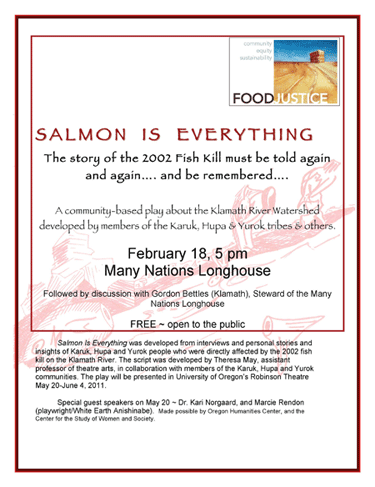 Poster for "Salmon is Everything"