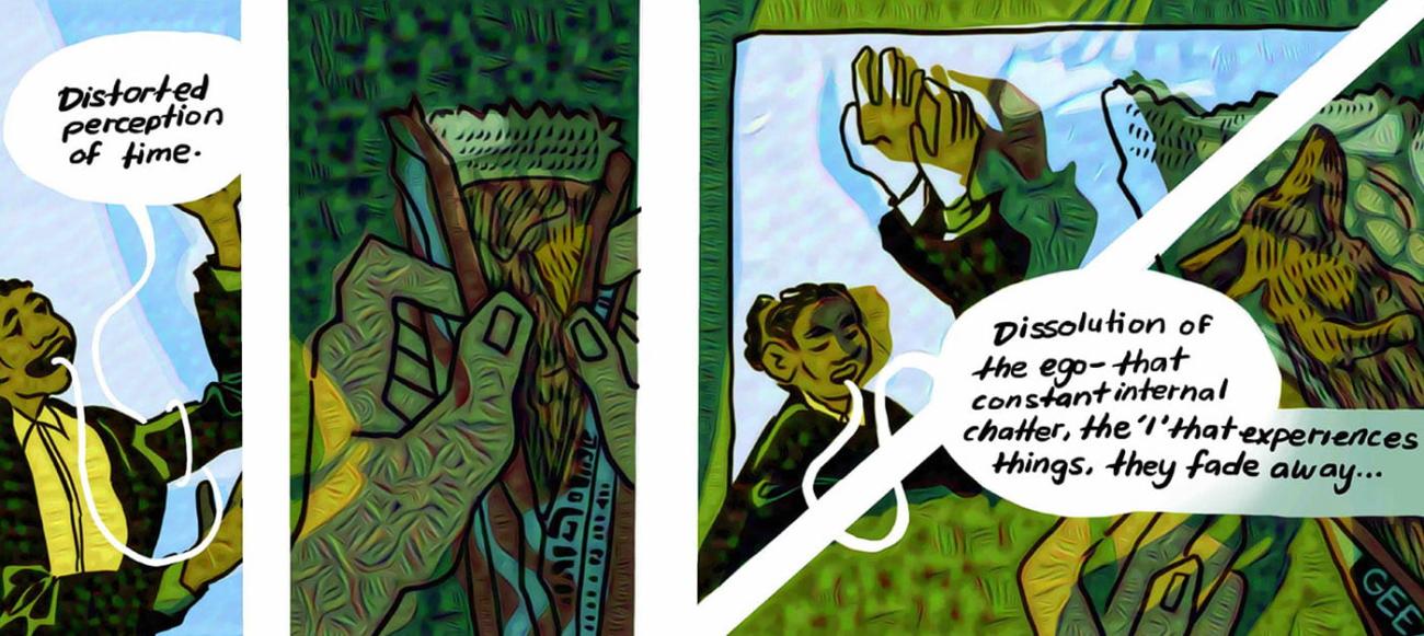 Audra McNamee's comic book panel