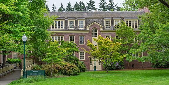 The south wing of Hendricks Hall, where CSWS is located on the third floor.