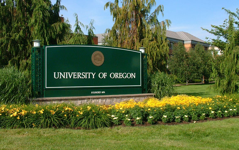University of Oregon Sign