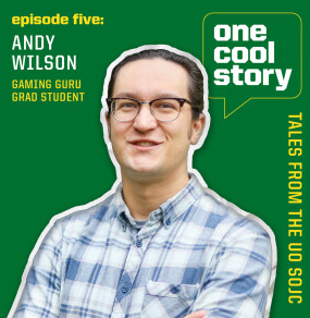 Andrew Wilson in ‘One Cool Story: Tales from the University of Oregon’s School of Communication and Journalism’