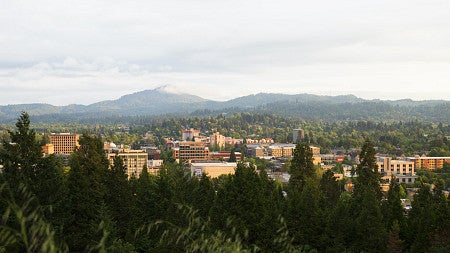UO campus with trees crop 2