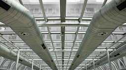 air ducts inside building