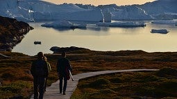 Greenland glacier Mark Carey